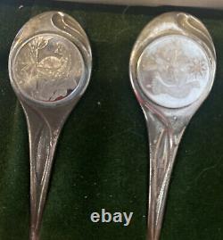 Twelve Days of Christmas Sterling Silver Spoons Carlos Sierra-Franco