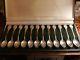 Twelve Days Of Christmas Sterling Silver Spoons Set Franklin Mint 12 Ounces