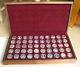 U. S. Conference Of Mayors Medals Sterling Silver Proof 50-coin Set Franklin Mint