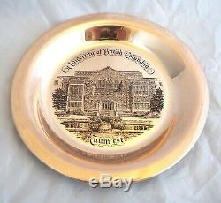 UNIVERSITY OF BRITISH COLUMBIA STERLING SILVER PLATE FRANKLIN MINT withCOA 1977