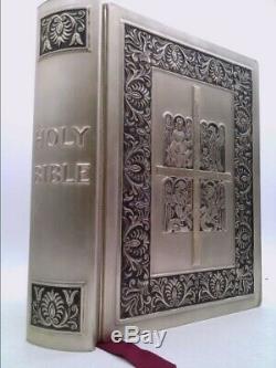 UNOPENED MIB The Franklin Mint Family Bible Sterling Silver King James Version