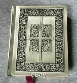 UNOPENED MIB The Franklin Mint Family Bible Sterling Silver King James Version