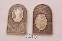 Very Rare 1977 Franklin Mint 23rd Psalms Complete Set 10 Sterling Silver Ingots