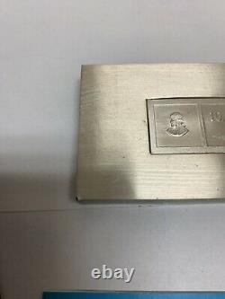 Vintage 1971 21.16 oz, 658 Grams Sterling Silver Ingot By Franklin Mint Bar