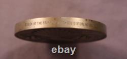 Vintage 1971 Franklin Mint James Berry Sterling Silver Medal