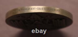 Vintage 1971 SOCIETE DE LA SCULPTURE CASTLE FRODE BAHNSEN HUGE SILVER MEDAL