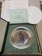 Vintage 1974 Franklin Mint Audubon Society Sterling Silver Bald Eagle Plate Coa