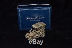 Vintage 1977 Solid Sterling Silver Franklin Mint 1903 Fiat Car D2-430