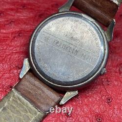 Vintage 1988 Franklin Mint Frederic Remington Sterling Silver 925 Watch