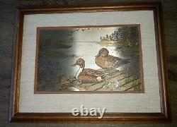 Vintage Al Dornisch Etchings Franklin Mint 24k Gold Sterling Silver Copper 1981+