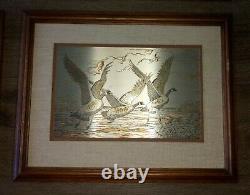 Vintage Al Dornisch Etchings Franklin Mint 24k Gold Sterling Silver Copper 1981+