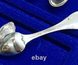 Vintage Franklin Mint 50 State Bird Sterling Silver Mini Spoons Complete Set