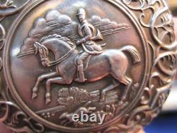 Vintage Franklin Mint Alfex Sterling Silver HC Pocket Watch Unitas cal 6498