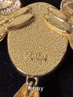 Vintage Franklin Mint Jewel of the Nile Enamel Scarab Necklace NEW Never Worn