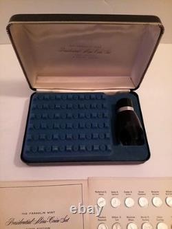 Vintage Franklin Mint Presidential First Edition Sterling Silver 38 Coins Ford