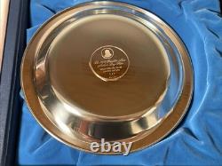 Vintage Franklin Mint Sterling Silver Mother's Day Plate 1975 Irene Spencer