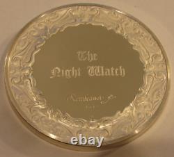 Vintage Rembrandt The Night Watch Franklin Mint Sterling Silver Round 65.3g