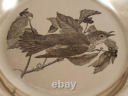 Vintage The Wood Thrush Sterling Silver Plate The Franklin Mint 233 179 Grams