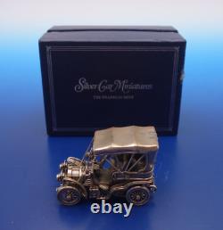 Vintage sterling silver car miniature by the franklin mint