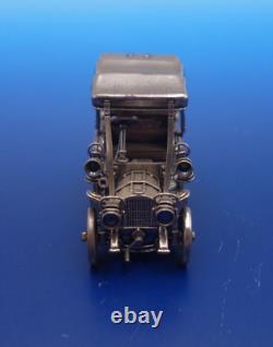 Vintage sterling silver car miniature by the franklin mint