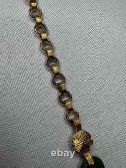 Vntg 1989 Gold Plated Sterling Silver Franklin Mint Year Of Horse Necklace-CIB