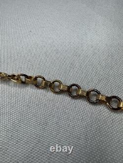 Vntg 1989 Gold Plated Sterling Silver Franklin Mint Year Of Horse Necklace-CIB