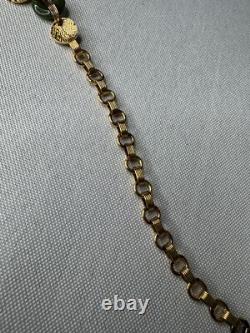 Vntg 1989 Gold Plated Sterling Silver Franklin Mint Year Of Horse Necklace-CIB