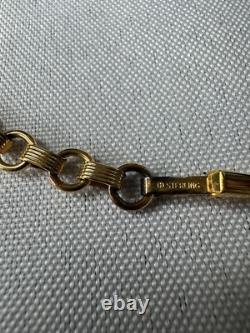 Vntg 1989 Gold Plated Sterling Silver Franklin Mint Year Of Horse Necklace-CIB