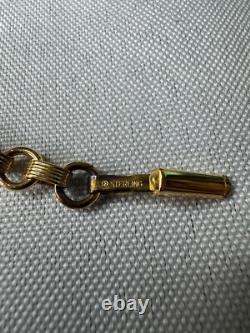 Vntg 1989 Gold Plated Sterling Silver Franklin Mint Year Of Horse Necklace-CIB