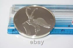 WINGED IBEX Sterling Silver Coin By Franklin Mint Art perse Louvre Museum Paris