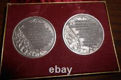 WITTNAUER PRECIOUS METALS GUILD NY BALD EAGLE and PLAINS BISON