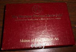 WITTNAUER PRECIOUS METALS GUILD NY BALD EAGLE and PLAINS BISON