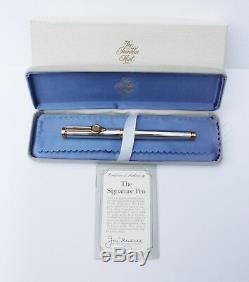 Waterman Sterling Silver Le MAN 200, The Signature Pen, Franklin Mint Edition