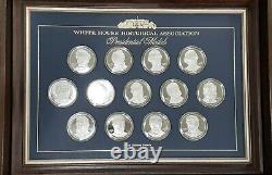 White House Historical Assoc 38 Pc Sterling Silver Presidential Medals Set