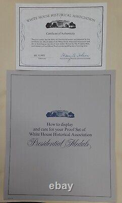 White House Historical Assoc 38 Pc Sterling Silver Presidential Medals Set