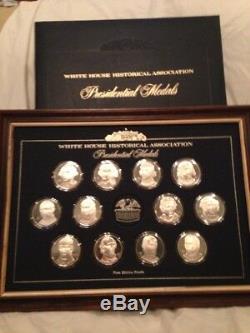 White House Historical Association Presidential Medals 36 Sterling Silver