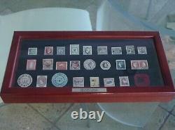 Worlds Most Valuable Stamps by Franklin Mint COMPLETE SET 925 Sterling