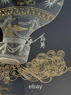 Yves Beaujard The Great Ascent Sterling Silver/24 Karat Gold/ Franklin Mint